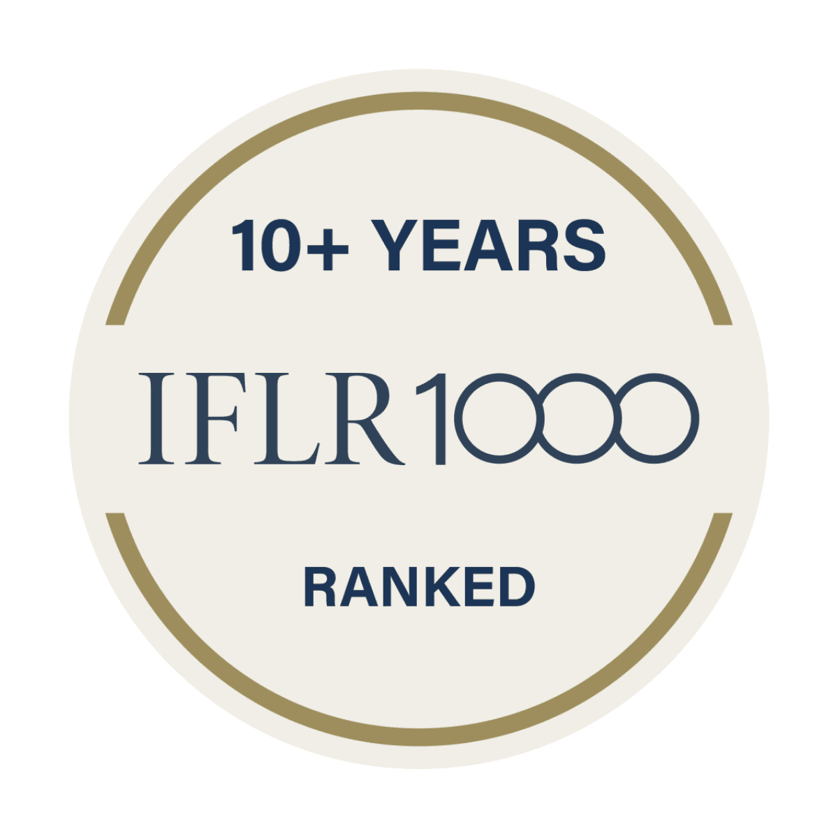 10+ Years IFLR 1000 Ranked