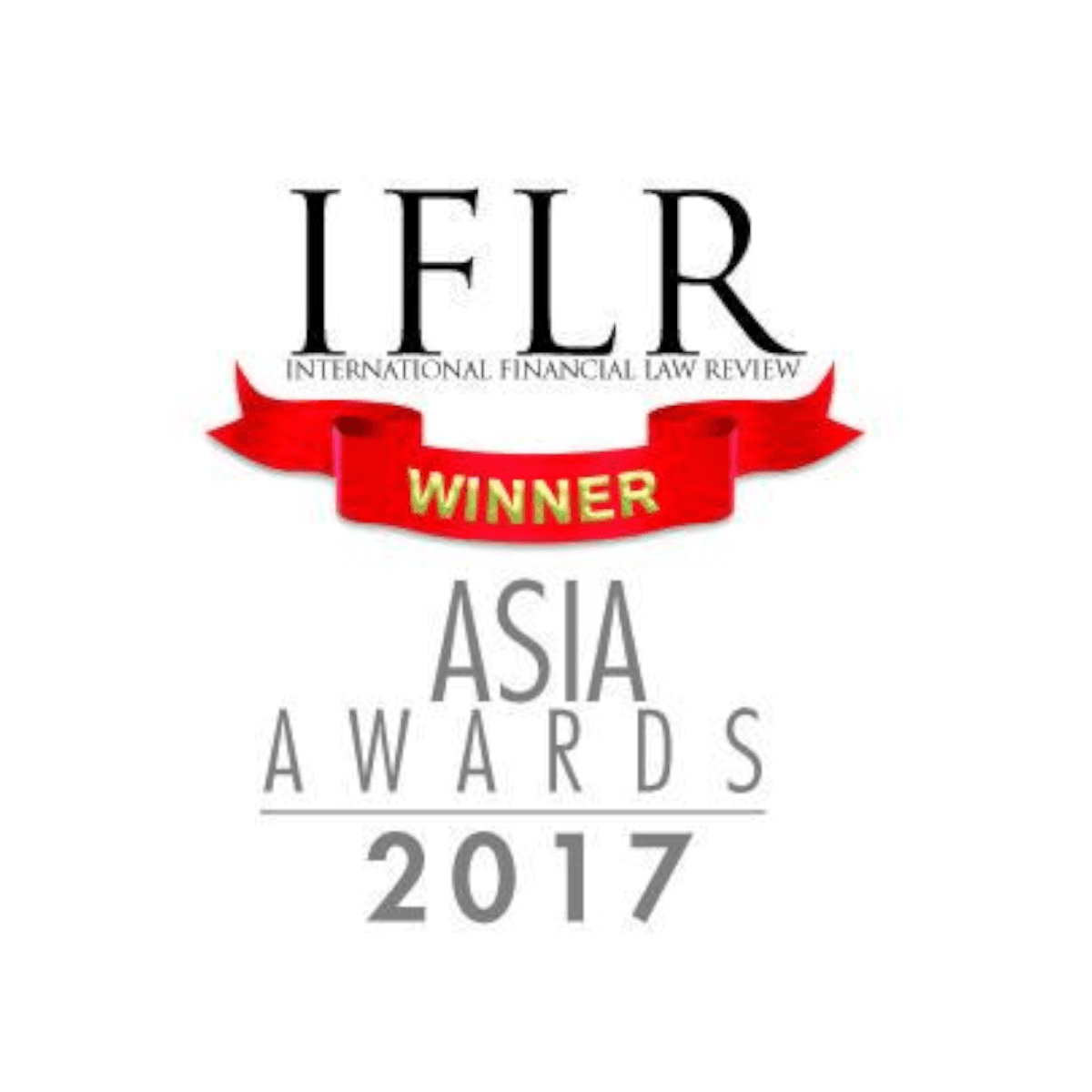 IFLR Asia Awards 2017 Winner