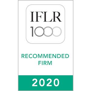 IFLR 1000 Recommended Firm 2020